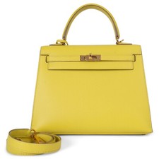 Hermès Kelly 25cm Epsom luxury bag - market price $25,241, trending up 328.0% over 6 months